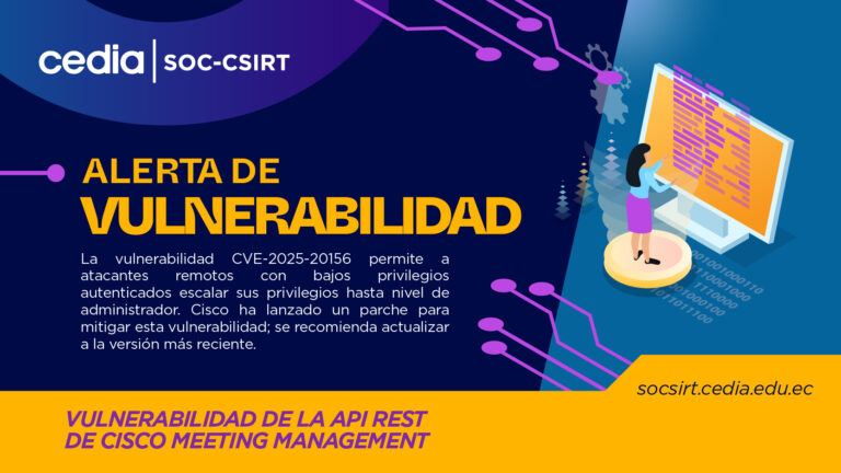 API REST de Cisco Meeting Management